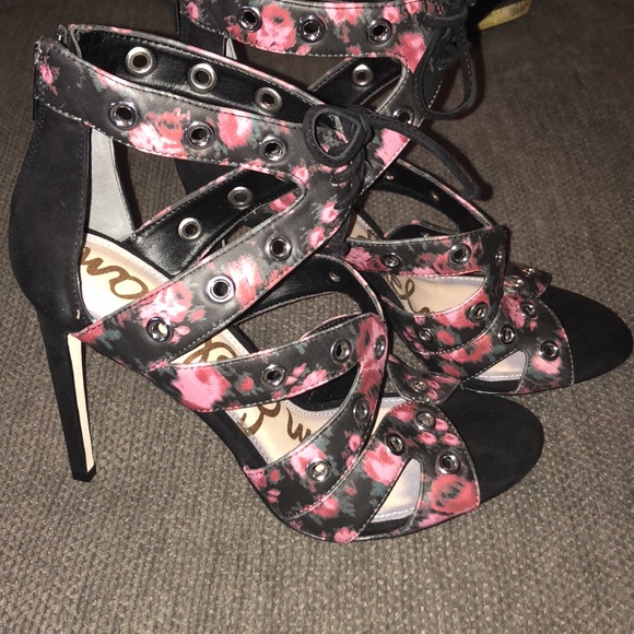 Sam Edelman Floral Heels - Picture 7 of 8